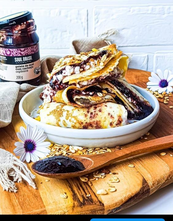 Confira esta receita de crepe com geleia e queijo cottage da 'Fit com Sabor'  - JE Online